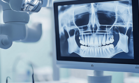 X-ray of the denture